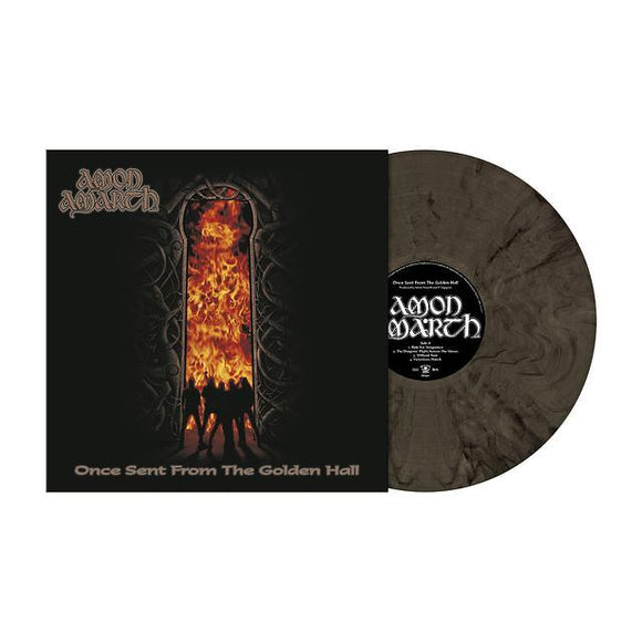 Amon Amarth - Once Sent From The Golden Hall (Smoke grey marbled - uusi LP