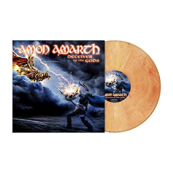 Amon Amarth - Deceiver Of The Gods (beige red marbled vinyl) - uusi LP