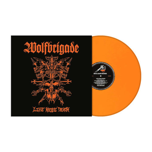 Wolfbrigade - Life Knife Death (Orange Vinyl LP) - uusi LP