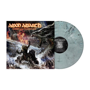 Amon Amarth - Twilight of the Thunder God (grey blue marbled vin - uusi LP