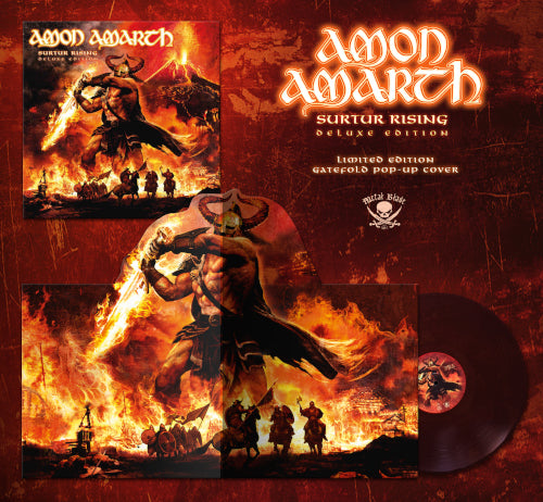 Amon Amarth - Surtur Rising (Burgundy Marbled Vinyl LP) - uusi LP