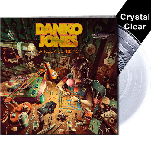 Danko Jones - A Rock Supreme (Crystal Clear Vinyl) - uusi LP