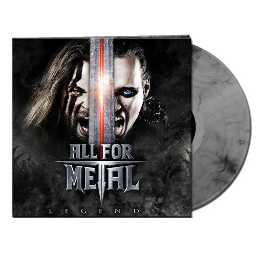 All For Metal - Legends (Silver Marbled Vinyl LP) - uusi LP