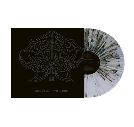 Abruptum - Evil Genius - LP (TSP Splatter Grey/Black/White) - uusi LP