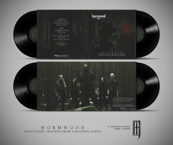 Wormwood - Ghostlands - Wounds From A Bleeding Earth - 2LP Bl - uusi LP