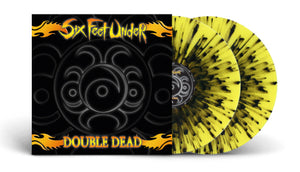 Six Feet Under - Double Dead Redux (Yellow/Black Splatter 2 LP) - uusi LP