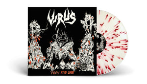 Virus - Pray For War (White/Red Splatter Vinyl LP) - LP uusi