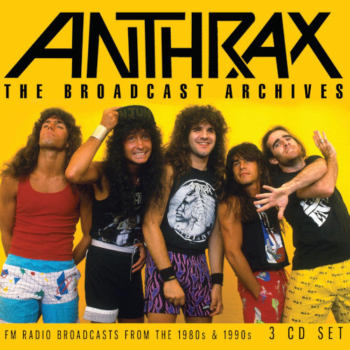 Anthrax - Broadcast Archives (3 CD) Broadcasts Live - uusi CD