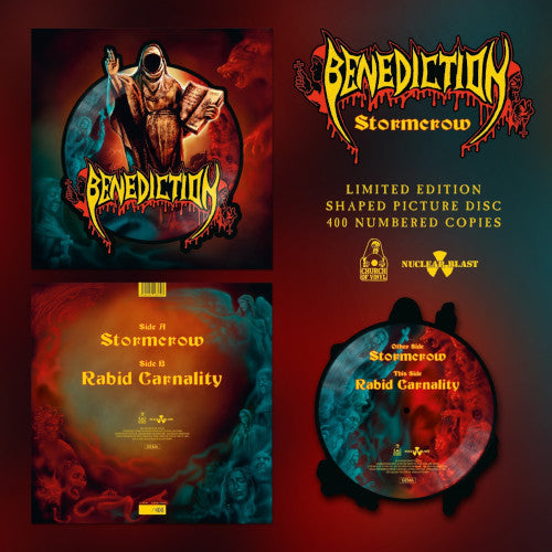 Benediction - Stormcrow (Vinyl Picture Disc Shaped) - uusi LP