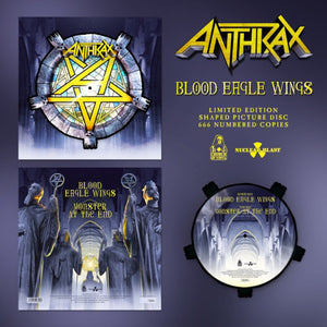 Anthrax - Blood Eagle Wings (Shaped Picture disc Vinyl) - uusi LP