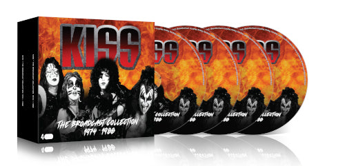 Kiss - Broadcast Collection The 1974-1988 (4 CD Box) - uusi CD