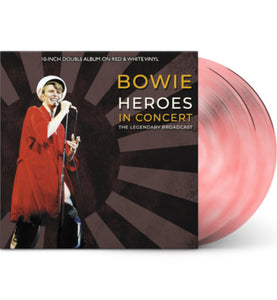 Bowie David - Heroes In Concert (2x10" Red/White Vinyl) - uusi LP