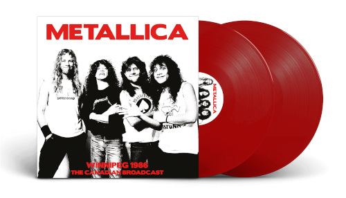 Metallica - Winnipeg 1986 (2 LP Red Vinyl) - uusi LP