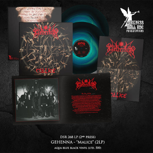 Gehenna - Malice (Our Third Spell) (2 LP Blue/Black Vinyl) - uusi LP