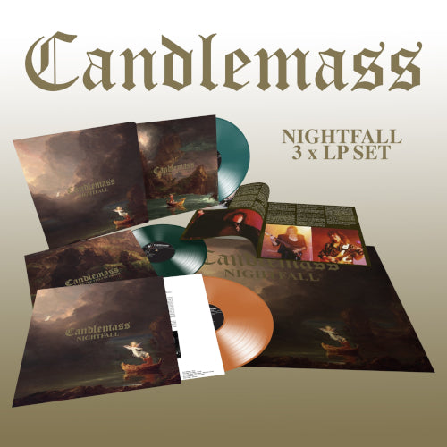 Candlemass - Nightfall (3 LP Colour Vinyl Box) - uusi LP