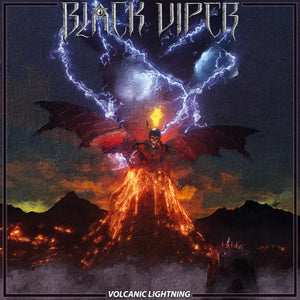 Black Viper - Volcanic Lightning (Blue Vinyl LP) - uusi LP