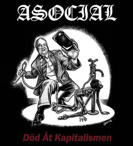 Asocial - Död Åt Kapitalismen (Vinyl) - uusi LP