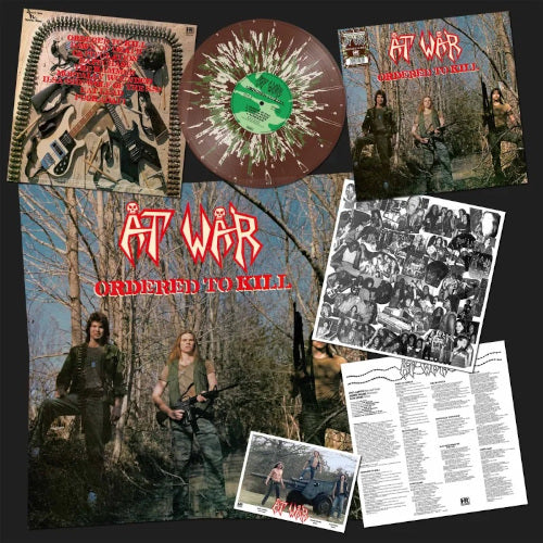 At War - Ordered to Kill (Splatter Vinyl LP) - uusi LP