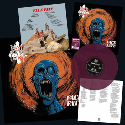 Blood Feast - Face Fate (Purple Vinyl LP) - uusi LP