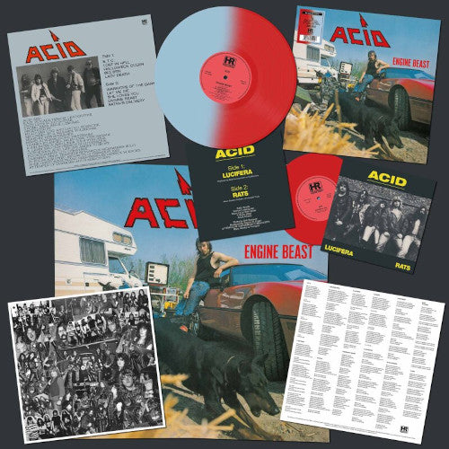 Acid - Engine Beast (Red/Blue Vinyl LP + 7