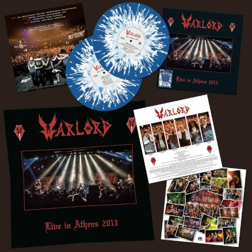 Warlord - Live in Athens 2013 (2 LP Splatter Vinyl) - uusi LP