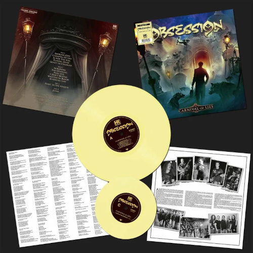 Obsession - Carnival of Lies (Yellow Vinyl LP + 7