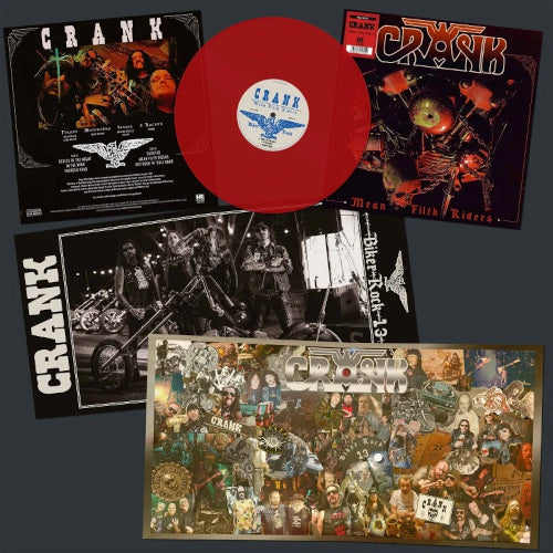 Crank - Mean Filth Riders (Red Vinyl LP) - uusi LP