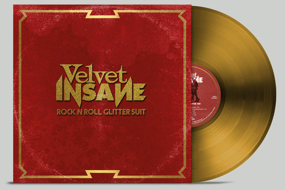 Velvet Insane - Rock 'N' Roll Glitter Suit (Gold Vinyl) - uusi LP