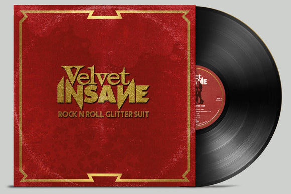 Velvet Insane - Rock 'N' Roll Glitter Suit (Black Vinyl) - uusi LP