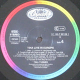 Tina Turner - Tina Live In Europe LP levy (käytetty)