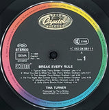 Tina Turner - Break Every Rule LP levy (käytetty)