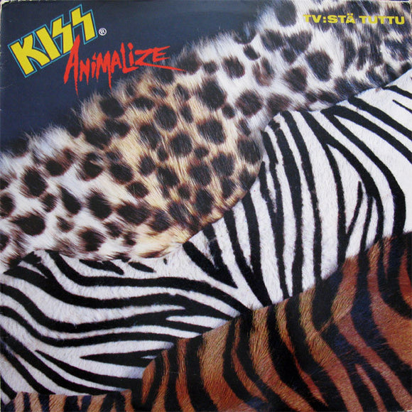 Kiss - Animalize LP levy (käytetty)