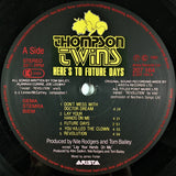 Thompson Twins - Here's To Future Days LP levy (käytetty)