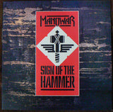 Manowar - Sign Of The Hammer LP levy (käytetty)