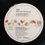 Y & T - Down For The Count LP levy (käytetty)