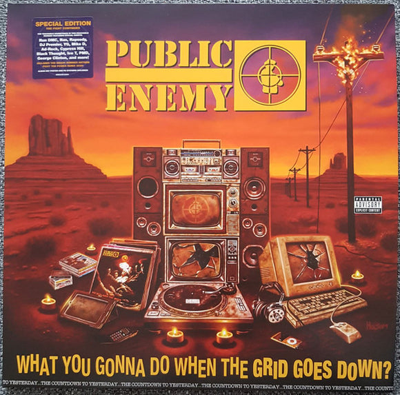 Public Enemy - What You Gonna Do When The Grid Goes Down? LP levy (uusi)