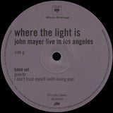 John Mayer - Where The Light Is: John Mayer Live In Los Angeles LP levy (uusi)