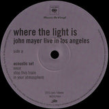 John Mayer - Where The Light Is: John Mayer Live In Los Angeles LP levy (uusi)