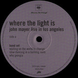 John Mayer - Where The Light Is: John Mayer Live In Los Angeles LP levy (uusi)