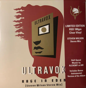 Ultravox - Rage In Eden [Steven Wilson Stereo Mix] LP levy