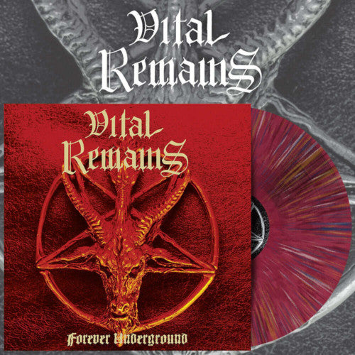 Vital Remains - Forever Underground (Cherry Red Vinyl LP) - LP uusi