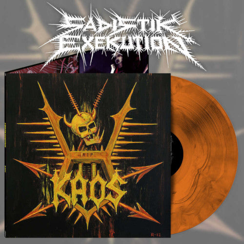 Sadistik Exekution - K.A.O.S. (Orange Marbled Vinyl LP) - uusi LP