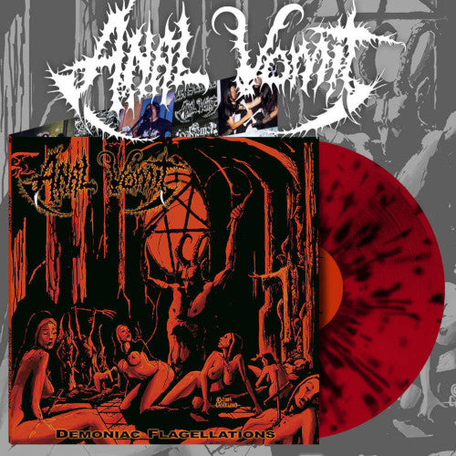 Anal Vomit - Demoniac Flagellations (Red Splatter Vinyl LP) - uusi LP