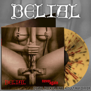 Belial - Never Again (Splatter Vinyl LP) - uusi LP