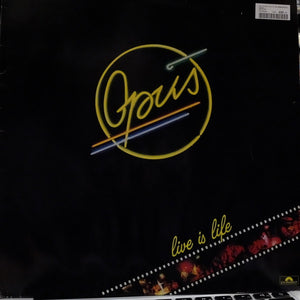 Opus - Live Is Life LP levy (käytetty)