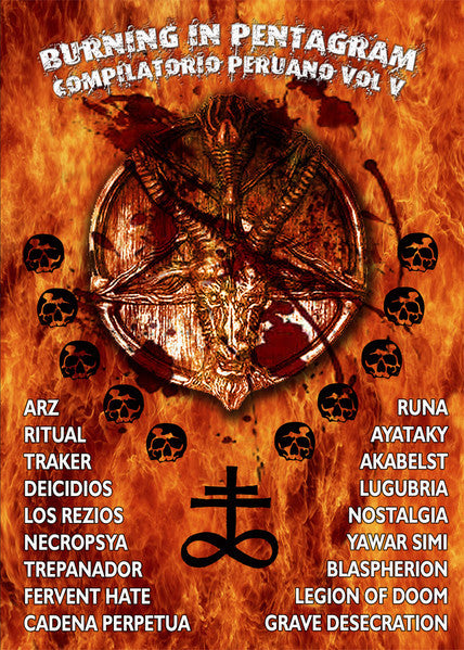 Various Artists - Burning In Pentagram : Compilation Peru, Volume V - uusi CD