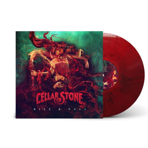 Cellar Stone - Rise & Fall (Red/Black Marbled Vinyl LP) - uusi LP