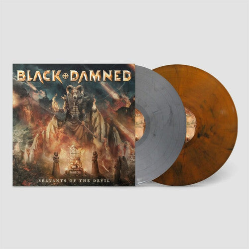 Black & Damned - Servants Of The Devil (2 LP Grey & Orange Vinyl) - uusi LP