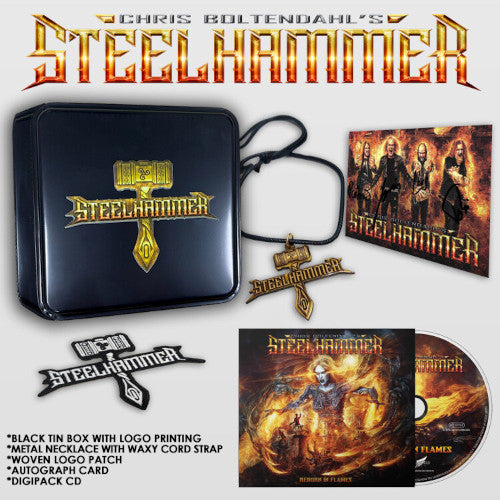 Chris Bohltendahl's Steelhammer - Reborn In Flames (Box) - uusi CD