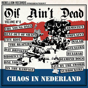 Various Artists - Chaos In Nederland (Oi! Ain't Dead 8) (Orange LP) - uusi LP